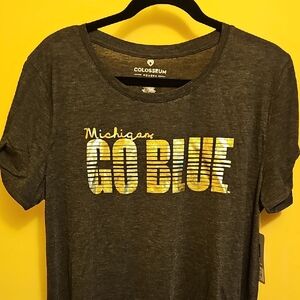 Colosseum Heather Gray Women's Tee